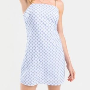 Trixxi Embroidered Floral Eyelet Shift Mini Dress XL